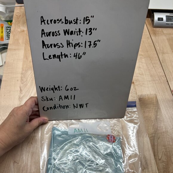 Cider Illusion Ruched Midi Dress Light Blue Size XS NWT - Picture 12 of 12